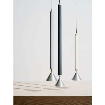 Suspension Pholc Apollo 39 Gris - Design rétro-futuriste - Publicité Suspension Pholc Apollo 39 Gris - Design rétro-futuriste - Publicité
