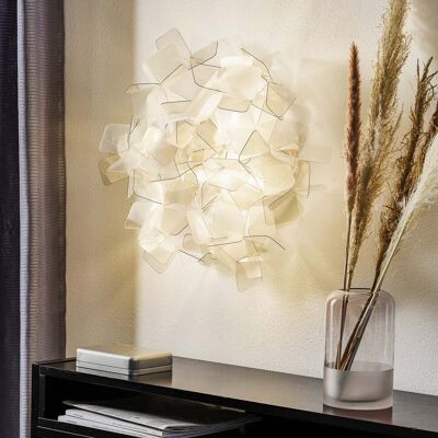 Clizia Plafonnier M Prisme - Slamp - Salon / séjour - Design - Plastique - Rond - Publicité Clizia Plafonnier M Prisme - Slamp - Salon / séjour - Design - Plastique - Rond - Publicité