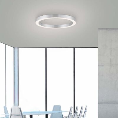 Paul Neuhaus Plafond LED Argenté - 50cm Dimmable & CCT - Publicité Paul Neuhaus Plafond LED Argenté - 50cm Dimmable & CCT - Publicité