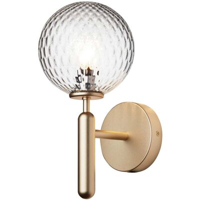 Miira Applique Murale Brass/Optic Clear - Nuura Miira Wall Nuura Aps - Salon / séjour - Design - Métal - Boule - Publicité Miira Applique Murale Brass/Optic Clear - Nuura Miira Wall Nuura Aps - Salon / séjour - Design - Métal - Boule - Publicité