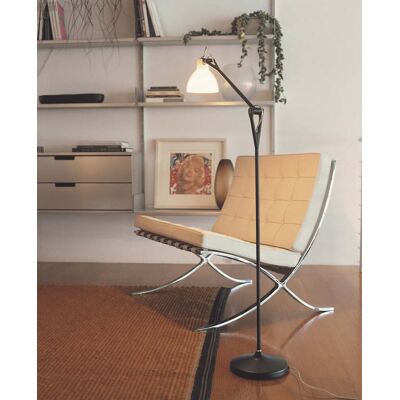 Luxy F1 Lampadaire Aluminium/Noir - Rotaliana - Salon / séjour - Métal - Publicité Luxy F1 Lampadaire Aluminium/Noir - Rotaliana - Salon / séjour - Métal - Publicité