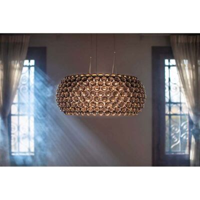 Suspension Caboche Plus Grande LED, transparente, à intensité variable - Foscarini - Salle à manger - Verre - Publicité Suspension Caboche Plus Grande LED, transparente, à intensité variable - Foscarini - Salle à manger - Verre - Publicité