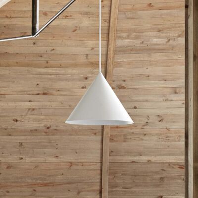 Suspension Benjamin - 30cm - Blanc mat - Lampe à suspension - Publicité Suspension Benjamin - 30cm - Blanc mat - Lampe à suspension - Publicité
