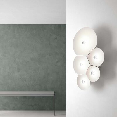 Applique murale Bulbullia LED 62x37 - Luceplan - Salon / séjour - Design - Métal - Rond - Publicité Applique murale Bulbullia LED 62x37 - Luceplan - Salon / séjour - Design - Métal - Rond - Publicité