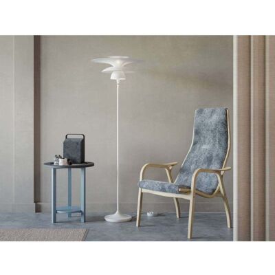 Lampadaire Picasso 149cm - Blanc - G9 - Interrupteur sur câble - Publicité Lampadaire Picasso 149cm - Blanc - G9 - Interrupteur sur câble - Publicité