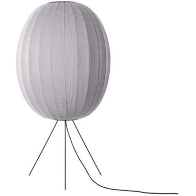 Knit-Wit 65 High Oval Lampadaire argenté 130 cm - Made By Hand - Salon / séjour - Aluminium - Publicité Knit-Wit 65 High Oval Lampadaire argenté 130 cm - Made By Hand - Salon / séjour - Aluminium - Publicité