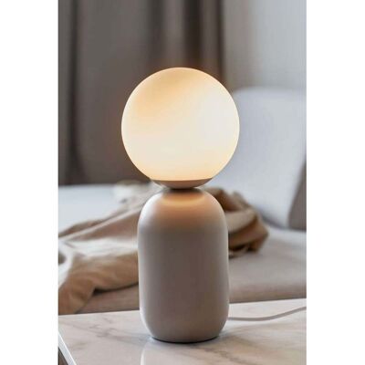 Lampe de Table Notti Nordlux Grise Organique - Éclairage Intérieur - Publicité Lampe de Table Notti Nordlux Grise Organique - Éclairage Intérieur - Publicité
