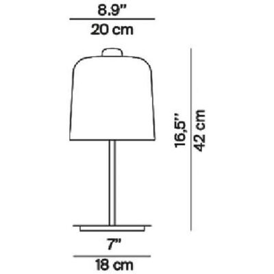 Zile Lampe de Table H42 Matt Black - Luceplan - Salon / séjour - Design - Plastique - Avec abat-jour - Publicité Zile Lampe de Table H42 Matt Black - Luceplan - Salon / séjour - Design - Plastique - Avec abat-jour - Publicité