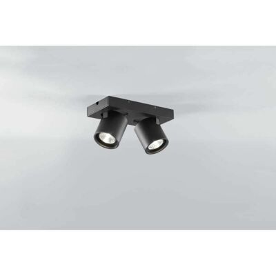 Focus Mini 2 LED Plafonnier 3000K Noir - LIGHT-POINT - Salon / séjour - Aluminium - Publicité Focus Mini 2 LED Plafonnier 3000K Noir - LIGHT-POINT - Salon / séjour - Aluminium - Publicité