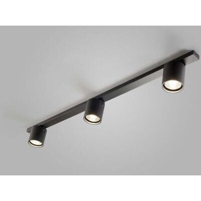 Focus LED Plafonnier L90 3000K Noir - LIGHT-POINT - Salon / séjour - Aluminium - Publicité Focus LED Plafonnier L90 3000K Noir - LIGHT-POINT - Salon / séjour - Aluminium - Publicité