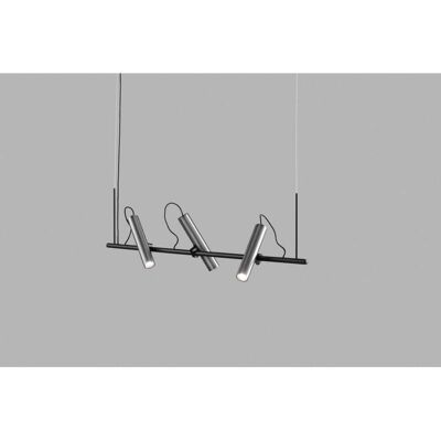 Suspension Spirit S1000, argent/noir - Light-Point - Salon / séjour - Aluminium - Publicité Suspension Spirit S1000, argent/noir - Light-Point - Salon / séjour - Aluminium - Publicité