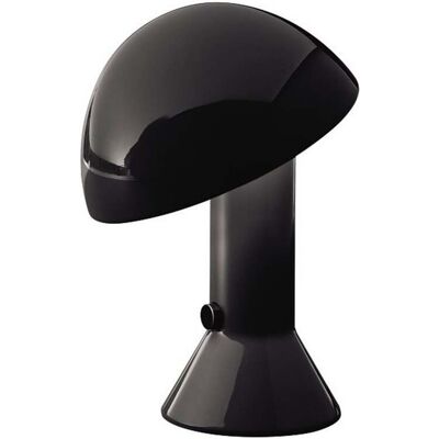 Elmetto Lampe de Table Noir - Martinelli Luce - Salon / séjour - Design - Plastique - Avec abat-jour - Publicité Elmetto Lampe de Table Noir - Martinelli Luce - Salon / séjour - Design - Plastique - Avec abat-jour - Publicité