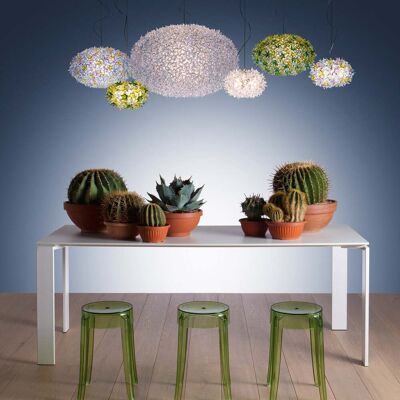Kartell Bloom S2 Bronze Suspension - Lampe Suspendue - Publicité Kartell Bloom S2 Bronze Suspension - Lampe Suspendue - Publicité