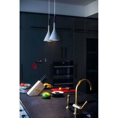 Aplomb Suspension GU10 Anthracite - Foscarini - Salon / séjour - Béton - Publicité Aplomb Suspension GU10 Anthracite - Foscarini - Salon / séjour - Béton - Publicité