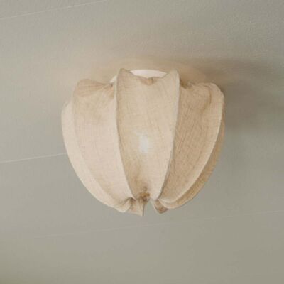 Plafonnier Anna, naturel, lin, Ø 30 cm - Watt & Veke - Chambre à coucher - Design - Tissu / textile - Publicité Plafonnier Anna, naturel, lin, Ø 30 cm - Watt & Veke - Chambre à coucher - Design - Tissu / textile - Publicité