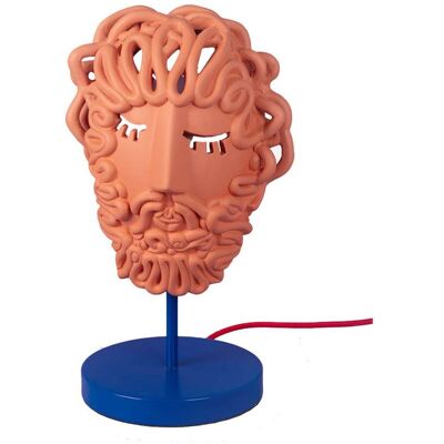 SELETTI - Magna Graecia Lampe Masque Ulysse - Terracotta - Publicité SELETTI - Magna Graecia Lampe Masque Ulysse - Terracotta - Publicité