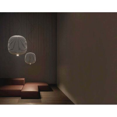 Spokes 2 LED Suspension Dimmable Cuivre - Foscarini - Métal - Publicité Spokes 2 LED Suspension Dimmable Cuivre - Foscarini - Métal - Publicité