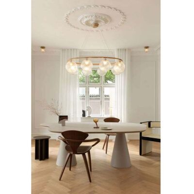 Liila 1 lampe murale/plafonnier, doré/transparent, Ø 12 cm, IP44 - Nuura Nuura Aps - Salle de bains - Scandinave - Métal - Rond - Publicité Liila 1 lampe murale/plafonnier, doré/transparent, Ø 12 cm, IP44 - Nuura Nuura Aps - Salle de bains - Scandinave - Métal - Rond - Publicité