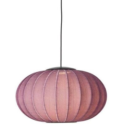 Knit-Wit 57 Oval LED Suspension Burgundy - Made By Hand - Chambre à coucher - Tissu / textile - Publicité Knit-Wit 57 Oval LED Suspension Burgundy - Made By Hand - Chambre à coucher - Tissu / textile - Publicité