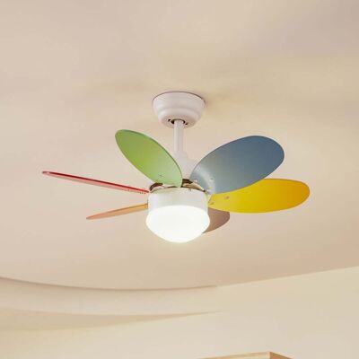 Lindby - Litur - Métal Blanc - Ceiling Fan - Publicité Lindby - Litur - Métal Blanc - Ceiling Fan - Publicité