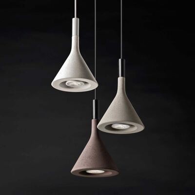 Suspension Aplomb Mini White - Foscarini - Cuisine - Design - Béton - À ampoule unique - Publicité Suspension Aplomb Mini White - Foscarini - Cuisine - Design - Béton - À ampoule unique - Publicité