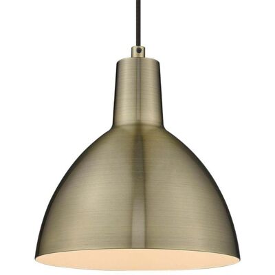 Suspension Halo Design Metropole - Laiton antique - 15cm - Publicité Suspension Halo Design Metropole - Laiton antique - 15cm - Publicité