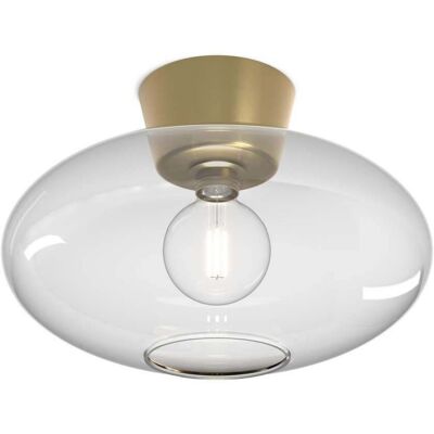 Luminaire de Plafond Globe Brass Belid BulloXL - E27 - Publicité Luminaire de Plafond Globe Brass Belid BulloXL - E27 - Publicité
