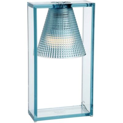 Light Air Lampe de Table Sculptée Bleu Clair - Kartell Light-Air - Salon / séjour - Design - Plastique - Avec abat-jour - Publicité Light Air Lampe de Table Sculptée Bleu Clair - Kartell Light-Air - Salon / séjour - Design - Plastique - Avec abat-jour - Publicité