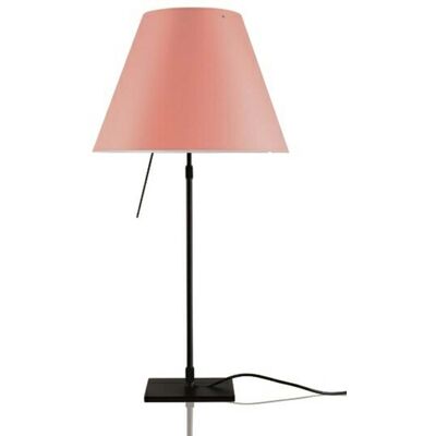 Costanza Lampe de Table avec Variateur Noir/Pêche - Luceplan - Salon / séjour - Aluminium - Publicité Costanza Lampe de Table avec Variateur Noir/Pêche - Luceplan - Salon / séjour - Aluminium - Publicité