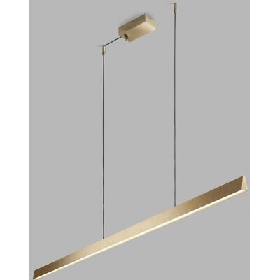Suspension LED Edge Linear S1500, laiton, CCT - Light-Point - Bureau / espaces de travail - Design - Aluminium - Multi-ampoules - Publicité Suspension LED Edge Linear S1500, laiton, CCT - Light-Point - Bureau / espaces de travail - Design - Aluminium - Multi-ampoules - Publicité