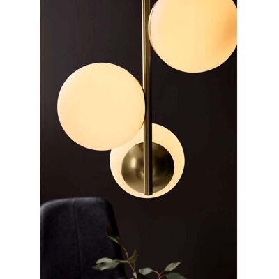 Lilly Suspension Brass/Opal - Nordlux - Salon / séjour - Métal - Publicité Lilly Suspension Brass/Opal - Nordlux - Salon / séjour - Métal - Publicité