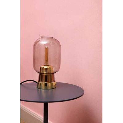 Normann Copenhagen - Lampe de table en laiton et verre fumé - 26,5cm - Éclairage Ambiant - Publicité Normann Copenhagen - Lampe de table en laiton et verre fumé - 26,5cm - Éclairage Ambiant - Publicité