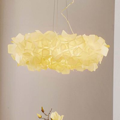 Suspension Clizia Grande Blanc - Lampe Suspendue - Publicité Suspension Clizia Grande Blanc - Lampe Suspendue - Publicité