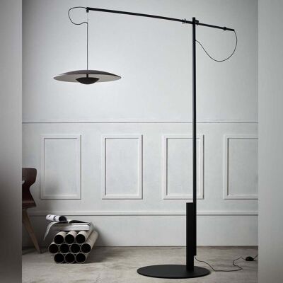 Ginger XL 42 Lampadaire Wengé - Marset - Salon / séjour - Aluminium - Publicité Ginger XL 42 Lampadaire Wengé - Marset - Salon / séjour - Aluminium - Publicité