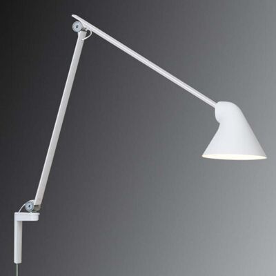 Louis Poulsen NJP Lampe Murale - Aluminium Blanc Ajustable - Publicité Louis Poulsen NJP Lampe Murale - Aluminium Blanc Ajustable - Publicité