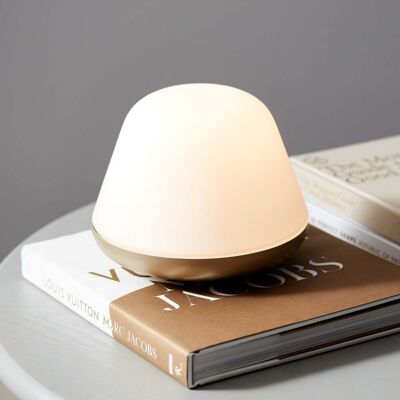 Lampe de Table Bloom Brass 38cm Herstal Belid avec Variateur - IP20 - Publicité Lampe de Table Bloom Brass 38cm Herstal Belid avec Variateur - IP20 - Publicité