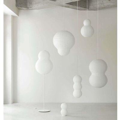 Parapluie Puff Twist blanc - Normann Copenhagen - Papier / carton - Publicité Parapluie Puff Twist blanc - Normann Copenhagen - Papier / carton - Publicité