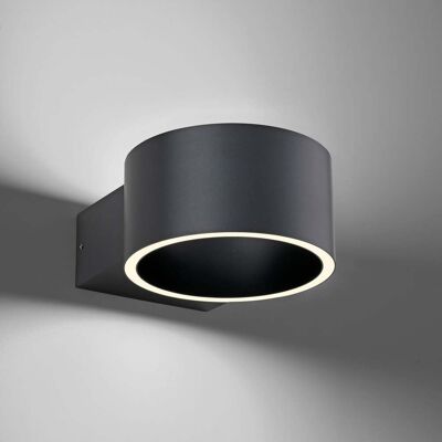Applique murale LED Clipse, gris mystique, aluminium, Ø 15 cm - PURE PURE Clipse - Salon / séjour - Moderne - Cylindrique - Publicité Applique murale LED Clipse, gris mystique, aluminium, Ø 15 cm - PURE PURE Clipse - Salon / séjour - Moderne - Cylindrique - Publicité