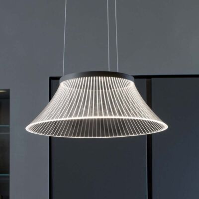 Plissé Suspension - Martinelli Luce - Salon / séjour - Design - Plastique - À ampoule unique - Publicité Plissé Suspension - Martinelli Luce - Salon / séjour - Design - Plastique - À ampoule unique - Publicité