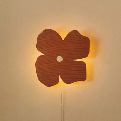 Applique murale LED Poésie, marron, Ø 37 cm - ferm LIVING Poesie - Chambre d'enfant - Scandinave - Bois - À ampoule unique - Publicité Applique murale LED Poésie, marron, Ø 37 cm - ferm LIVING Poesie - Chambre d'enfant - Scandinave - Bois - À ampoule unique - Publicité
