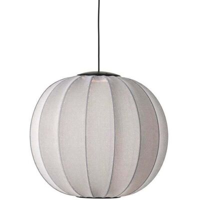 Knit-Wit 60 Round LED Suspension Silver - Made By Hand - Chambre à coucher - Tissu / textile - Publicité Knit-Wit 60 Round LED Suspension Silver - Made By Hand - Chambre à coucher - Tissu / textile - Publicité