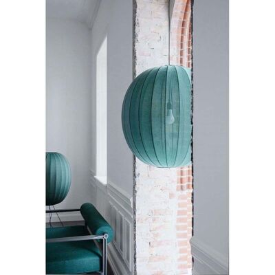 Knit-Wit 45 Round Suspension Tweed Green - Made By Hand - Chambre à coucher - Aluminium - Publicité Knit-Wit 45 Round Suspension Tweed Green - Made By Hand - Chambre à coucher - Aluminium - Publicité