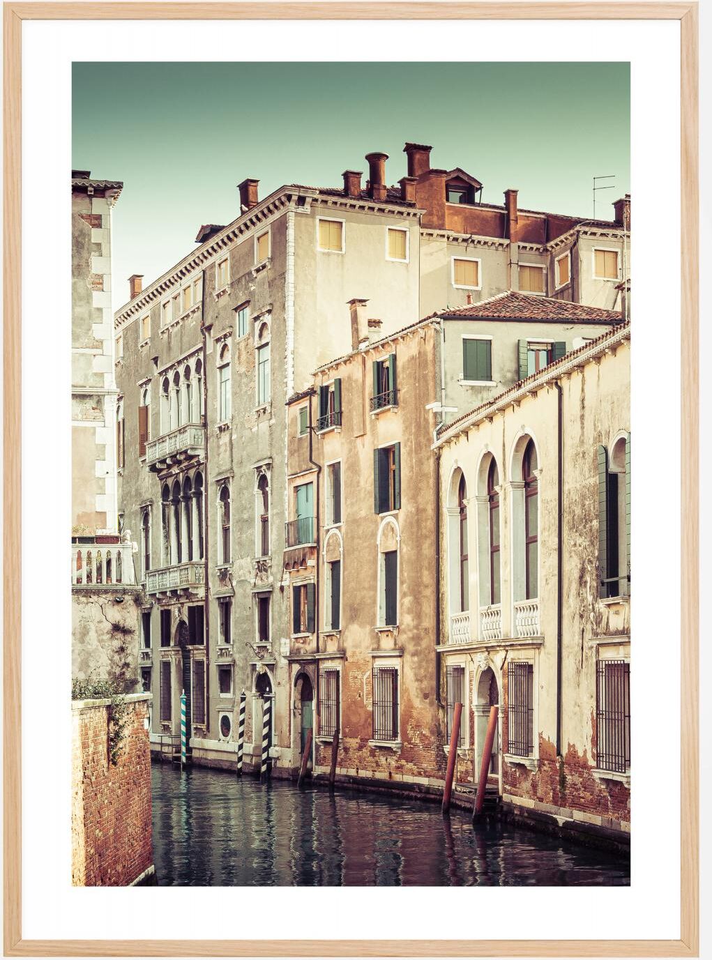 Bildverkstad Canal in Venice Poster (30x40 cm)