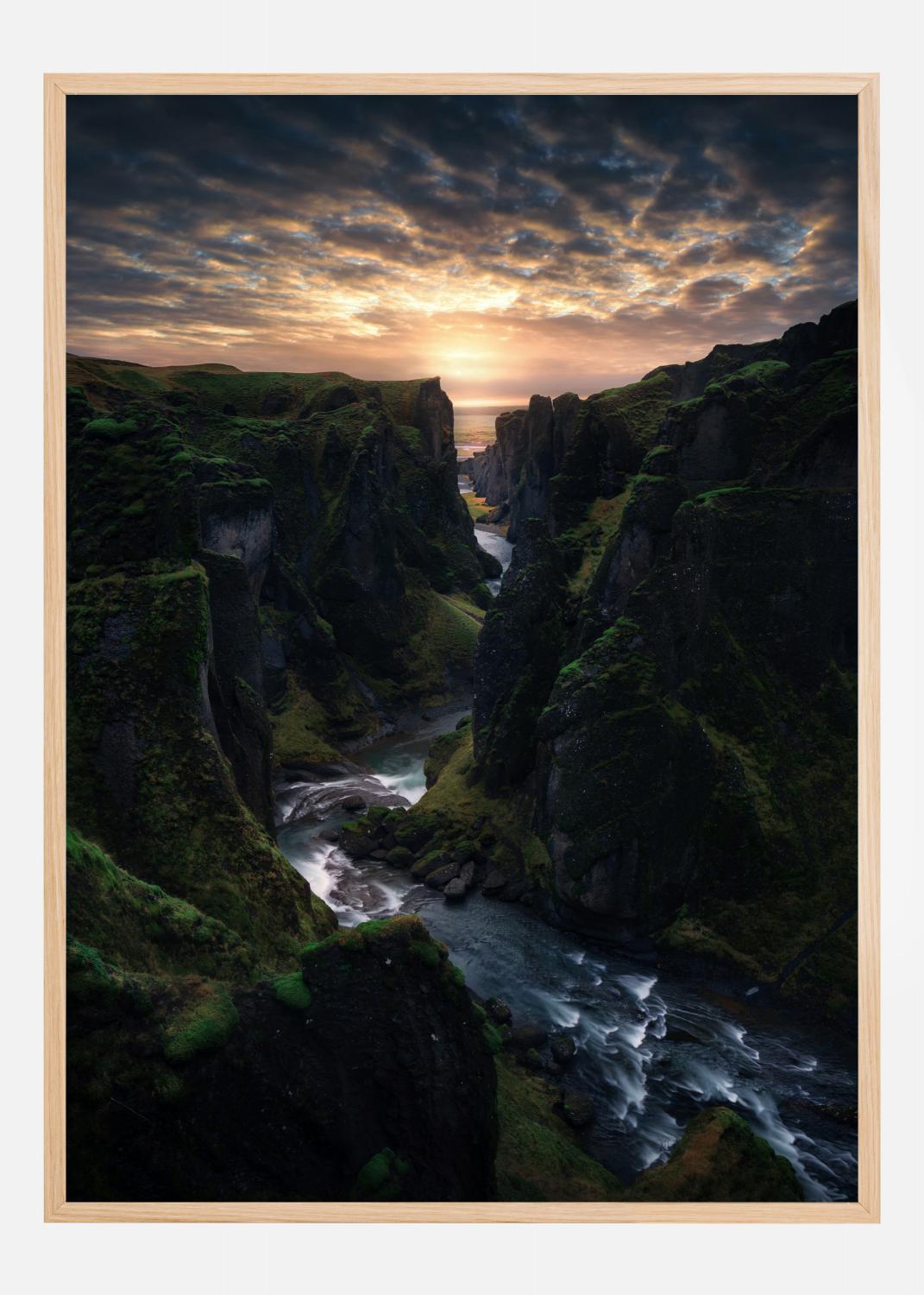 Bildverkstad Light Canyon. Poster (30x40 cm)