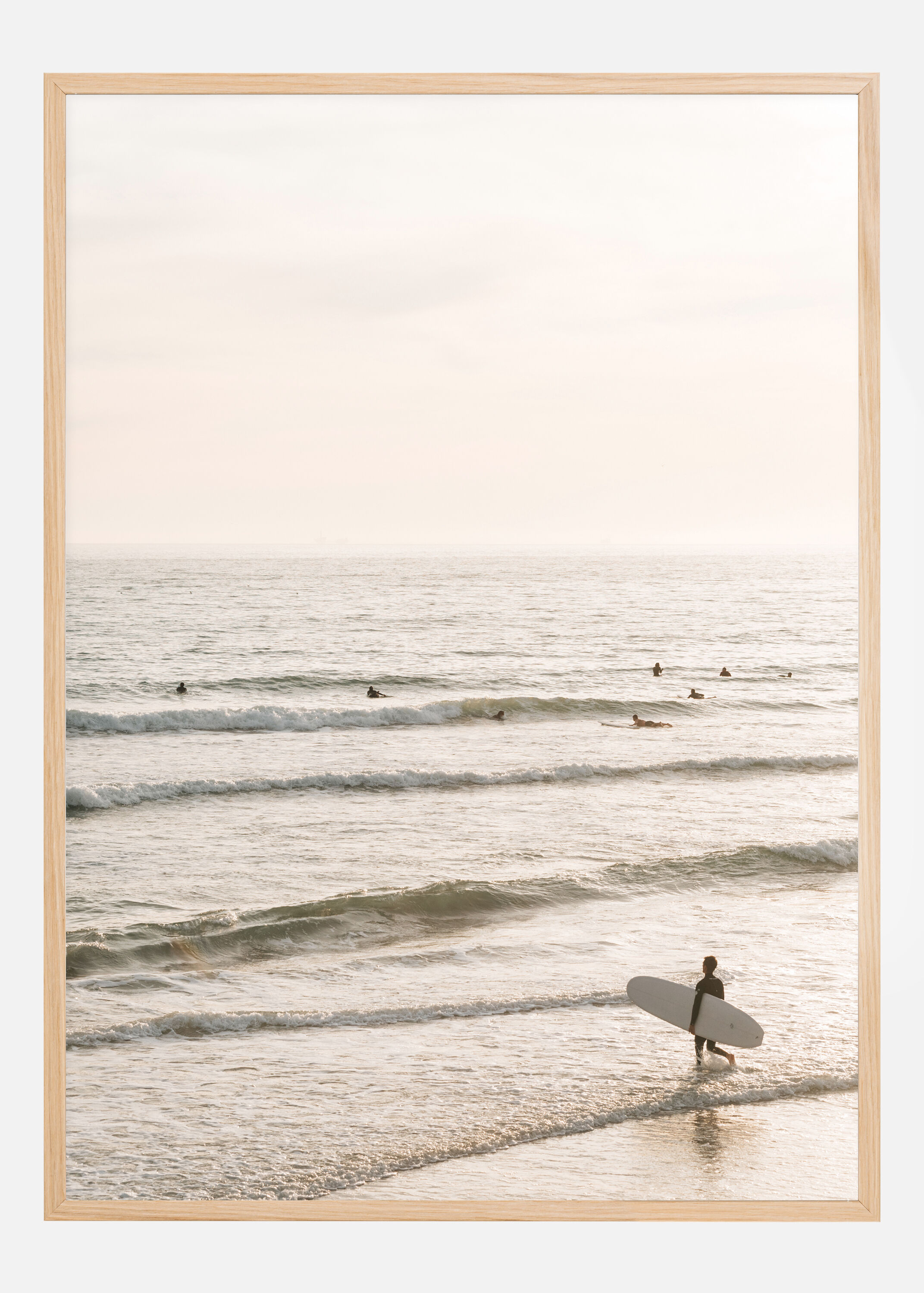 Lagervaror egen produktion Surfers Beach Poster (21x29,7 cm (A4))