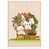 Bildverkstad Couple Bunny Poster (30x40 cm)