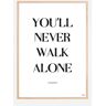 Bildverkstad You Will Never Walk Alone - Liverpool Poster (21x29,7 cm (A4))