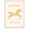 Bildverkstad Unicorns Are Real Poster (50x70 cm)