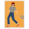 Bildverkstad French Girl Poster (50x70 cm)