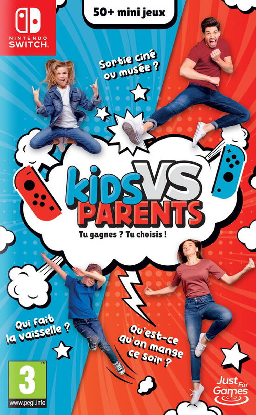 Just For Games Kids Vs Parents SWITCH